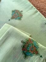 HANDBLOCK PRINTED MUL CHANDERI FULL SET - Image 4