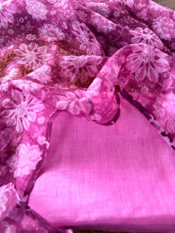 LINEN TOP AND KOTA COTTON PRINTED DUPATTA - Image 5