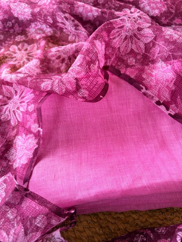 LINEN TOP AND KOTA COTTON PRINTED DUPATTA - Image 7