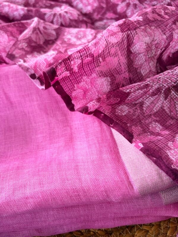LINEN TOP AND KOTA COTTON PRINTED DUPATTA - Image 3