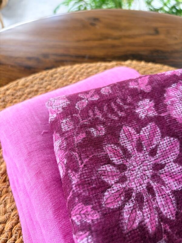 LINEN TOP AND KOTA COTTON PRINTED DUPATTA - Image 4