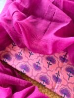 PREMIUM CHANDERI PRINTED TOP AND KOTA COTTON DUPATTA