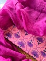 PREMIUM CHANDERI PRINTED TOP AND KOTA COTTON DUPATTA - Image 3