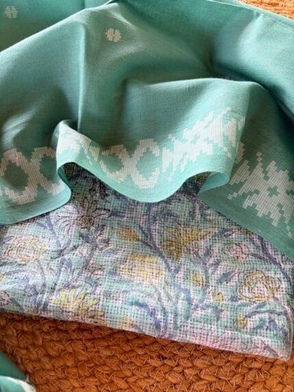 KOTA PRINTED TOP AND COTTON WEAVE DUPATTA