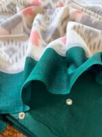 COTTON TOP WITH MIRROR WORK AND IKAT DUPATTA