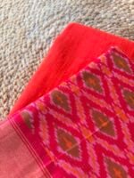 SILK COTTON TOP AND IKAT SILK DUPATTA - Image 2