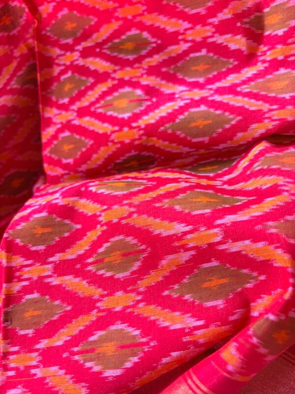 SILK COTTON TOP AND IKAT SILK DUPATTA - Image 5