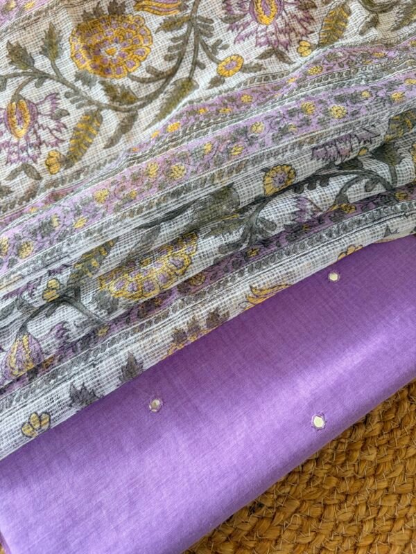 MUL CHANDERI TOP AND KOTA COTTON DUPATTA - Image 7