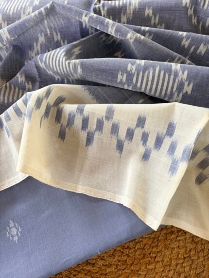 COTTON TOP AND IKAT DUPATTA