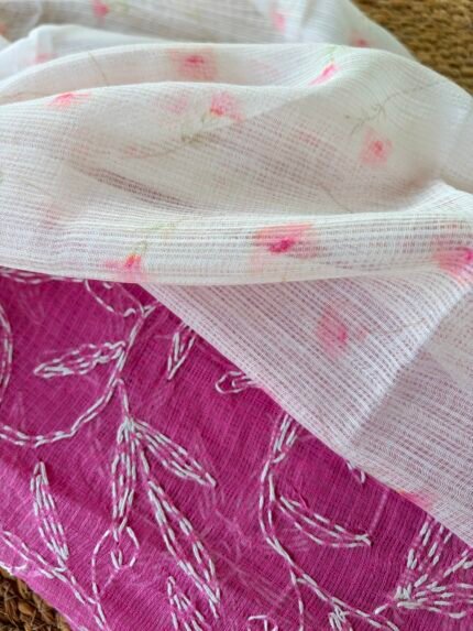 TEPCHI KOTA TOP AND PRINTED KOTA DUPATTA