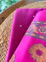 MUL CHANDERI TOP AND DUPATTA - Image 2