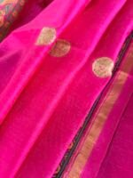 MUL CHANDERI TOP AND DUPATTA - Image 3