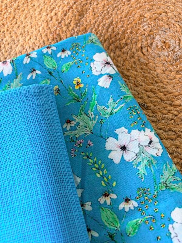 SILK COTTON TOP AND KOTA DUPATTA - Image 2