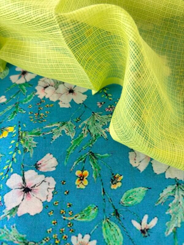 SILK COTTON TOP AND KOTA DUPATTA - Image 6
