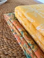 HANDBLOCK PRINTED COTTON TOP AND TEPCHI KOTA DUPATTA - Image 7