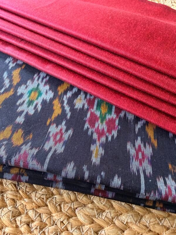 IKAT SILK TOP AND SILK COTTON DUPATTA - Image 5