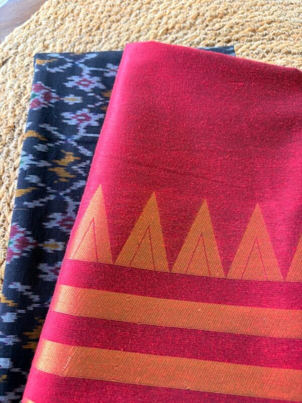 IKAT SILK TOP AND SILK COTTON DUPATTA - Image 6