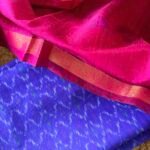 IKAT SILK TOP AND SILK COTTON DUPATTA