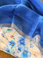 PRINTED SILK COTTON TOP AND LINEN DUPATTA - Image 6