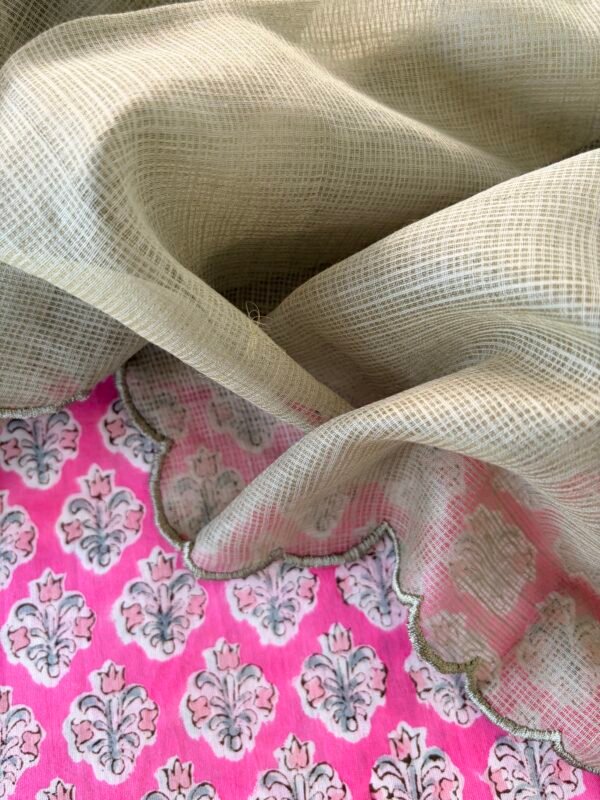 PURE PRINTED CHANDERI KOTA COTTON DUPATTA - Image 6