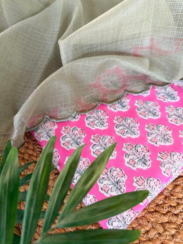 PURE PRINTED CHANDERI KOTA COTTON DUPATTA - Image 7