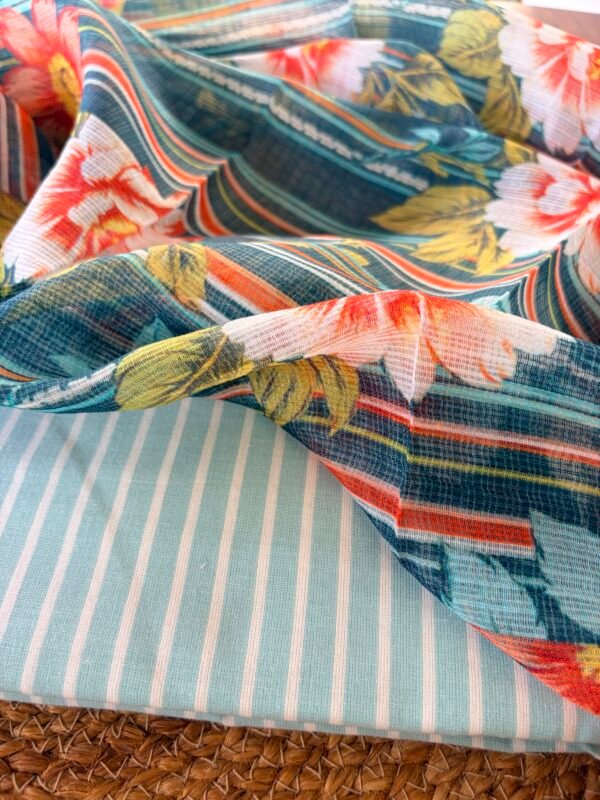 COTTON TOP AND KOTA PRINTED DUPATTA - Image 3