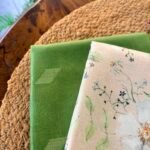 TUSSAR SILK TOP AND PRINTED SILK BOTTOM