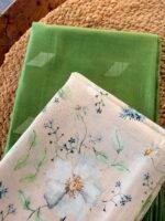TUSSAR SILK TOP AND PRINTED SILK BOTTOM - Image 3