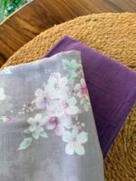 COTTON TOP AND PRINTED SILK BOTTOM - Image 3