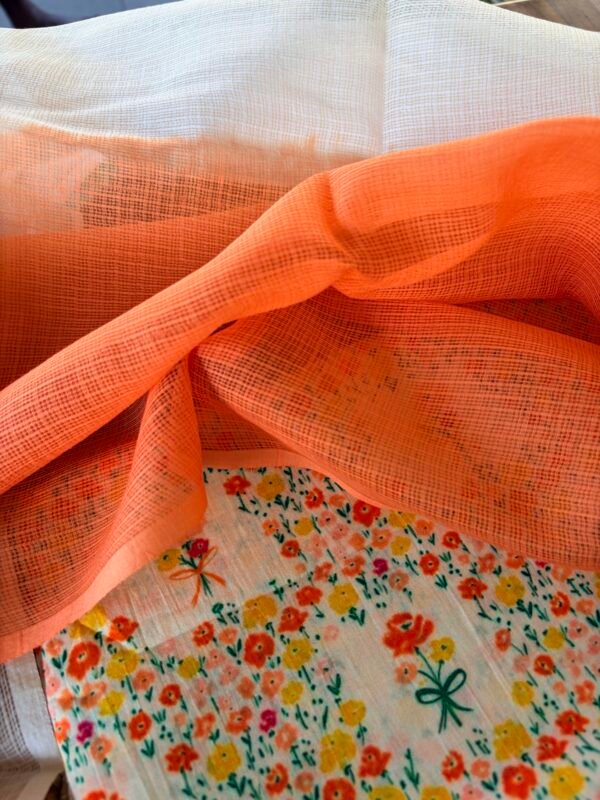 PRINTED MUL COTTON AND KOTA COTTON DUPATTA - Image 3