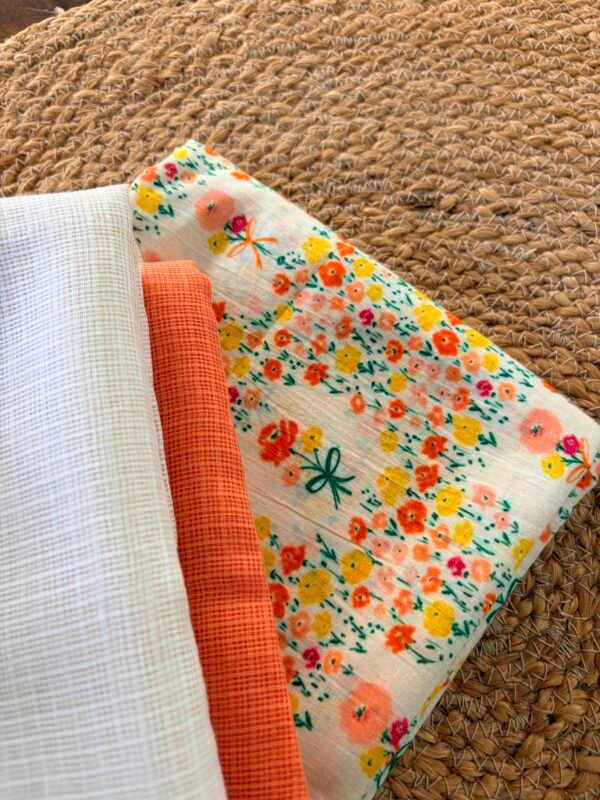 PRINTED MUL COTTON AND KOTA COTTON DUPATTA - Image 4