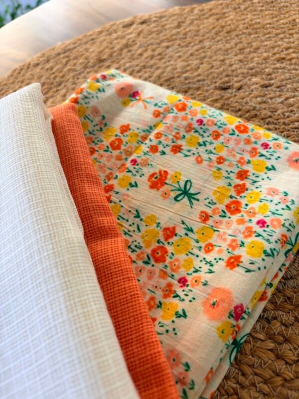 PRINTED MUL COTTON AND KOTA COTTON DUPATTA - Image 2