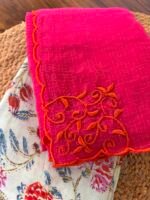 HANDBLOCK PRINTED COTTON TOP AND KOTA EMBROIDERED DUPATTA - Image 6