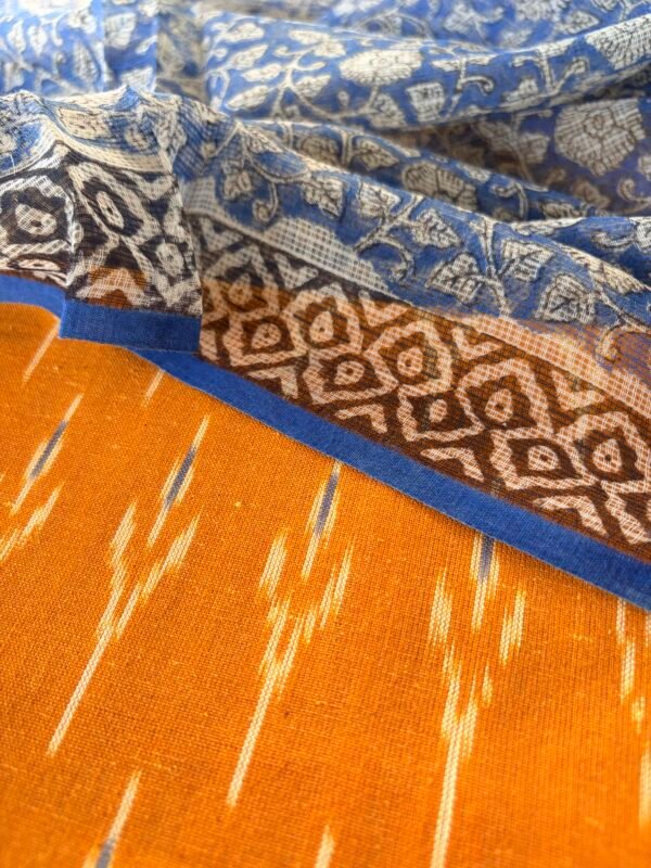 IKAT COTTON TOP AND KOTA PRINTED DUPATTA - Image 4