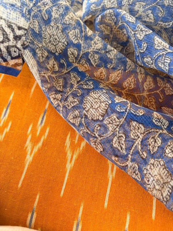 IKAT COTTON TOP AND KOTA PRINTED DUPATTA - Image 7