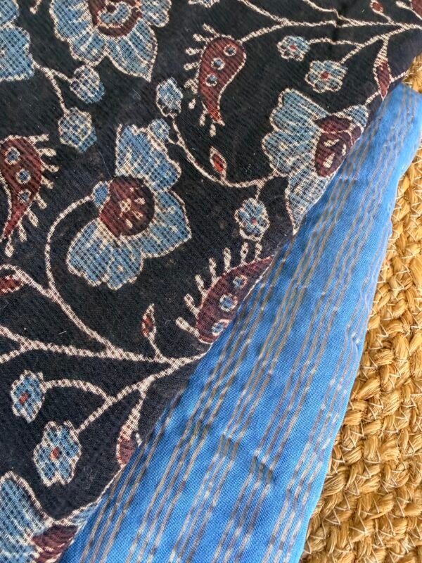CHANDERI SILK COTTON TOP AND AJRAK KOTA COTTON DUPATTA - Image 7
