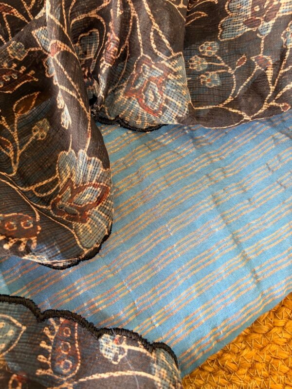 CHANDERI SILK COTTON TOP AND AJRAK KOTA COTTON DUPATTA - Image 4