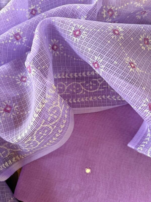 MUL CHANDERI TOP AND KOTA COTTON DUPATTA - Image 4