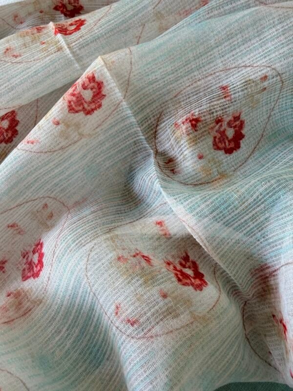SILK COTTON TOP AND KOTA PRINTED DUPATTA - Image 3