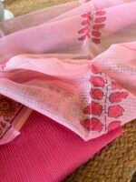 CHANDERI SILK COTTON TOP WITH KOTA COTTON PRINTED DUPATTA - Image 3