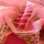 CHANDERI SILK COTTON TOP WITH KOTA COTTON PRINTED DUPATTA