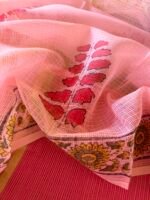 CHANDERI SILK COTTON TOP WITH KOTA COTTON PRINTED DUPATTA