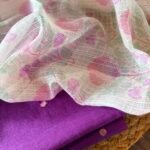 MUL CHANDERI SILK TOP AND KOTA PRINTED DUPATTA