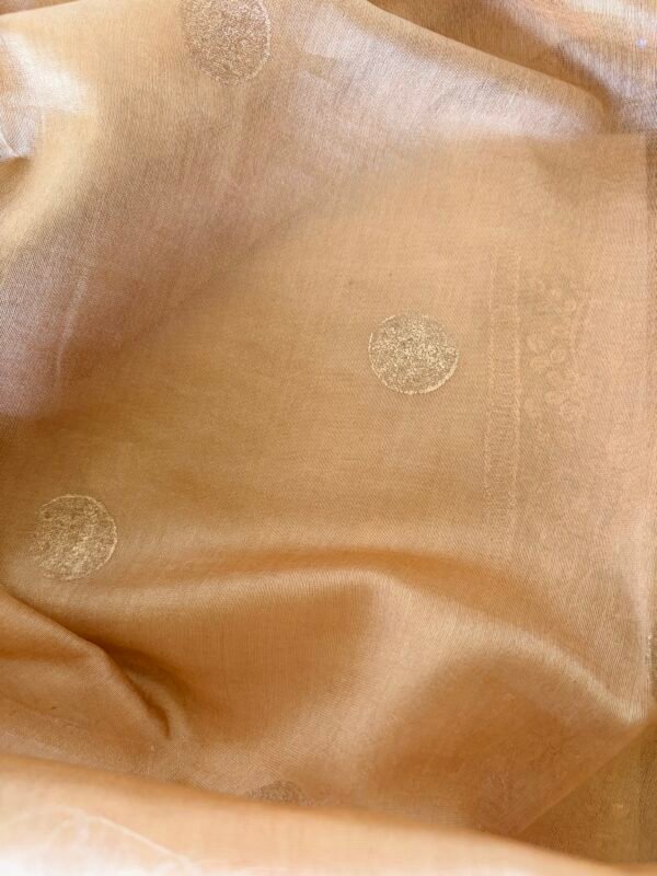 CHANDERI SILK PITTA WORK TOP AND CHANDERI SILK DUPATTA - Image 3