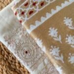 CHANDERI SILK PITTA WORK TOP AND CHANDERI SILK DUPATTA
