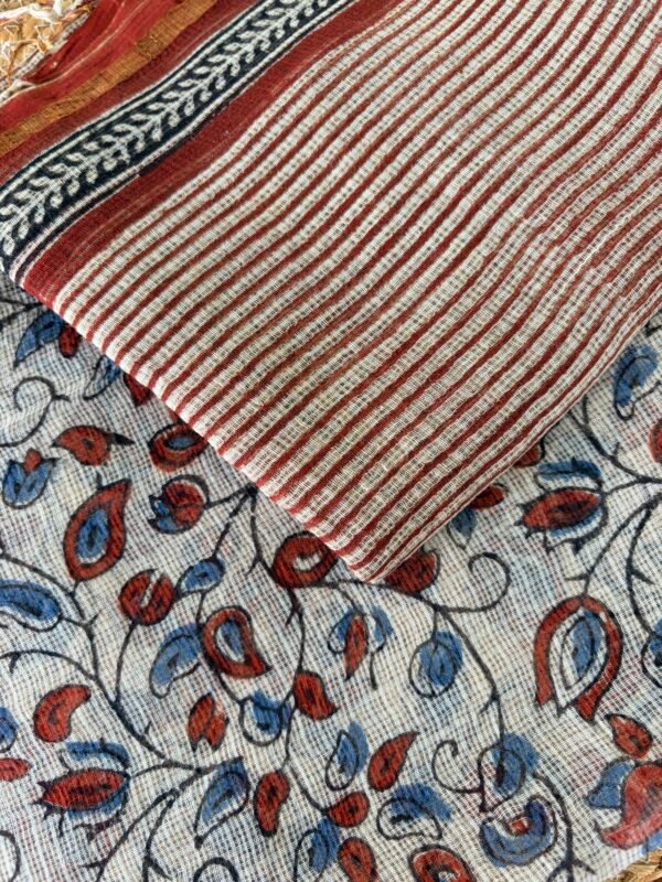 AJRAK KOTA COTTON TOP AND KOTA PRINTED DUPATTA - Image 2