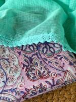 HANDBLOCK PRINTED TOP AND KOTA COTTON DUPATTA - Image 4