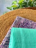 HANDBLOCK PRINTED TOP AND KOTA COTTON DUPATTA - Image 2