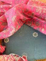 MUL CHANDERI TOP AND CHANDERI PRINTED DUPATTA - Image 5