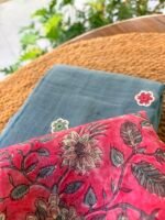 MUL CHANDERI TOP AND CHANDERI PRINTED DUPATTA - Image 4